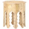 Side Table Ã˜18.9" Solid Mango Wood