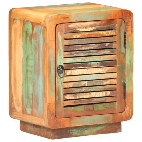 Bedside Cabinet 15.7"x11.8"x19.7" Solid Reclaimed Wood