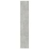 Book Cabinet/Room Divider Concrete Gray 39.4"x11.8"x65.4"