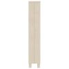 CD Cabinet Honey Brown 17.7"x7.1"x39.4" Solid Wood Pine