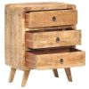 Sideboard 23.6"x13.8"x29.5" Rough Mango Wood