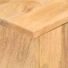 Sideboard 23.6"x13.8"x27.6" Solid Mango Wood