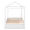 Full Size House Bed with Trundle; Support Legs