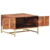 Coffee Table Honey Brown 26.4"x26.4"x17.7" Solid Acacia Wood