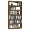 Book Cabinet/Room Divider Honey Brown 39.4"x11.8"x78.7" Solid Wood Pine