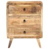 Sideboard 23.6"x13.8"x29.5" Rough Mango Wood