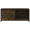TV Cabinet Smoked Oak 35.4"x13.8"x15.7" Engineered Wood