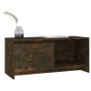 TV Cabinet Smoked Oak 35.4"x13.8"x15.7" Engineered Wood