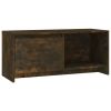 TV Cabinet Smoked Oak 35.4"x13.8"x15.7" Engineered Wood