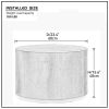 Round Coffee Table side Table End Table for Living Room Fully Assembled