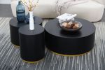 Round Coffee Table side Table End Table for Living Room Fully Assembled