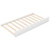 Full Size House Bed with Trundle; Support Legs