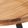 Dining Table 31.5" Solid Acacia Wood