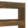 Book Cabinet/Room Divider Smoked Oak 39.4"x11.8"x53.1"