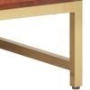 Coffee Table Honey Brown 26.4"x26.4"x17.7" Solid Acacia Wood