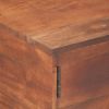 Coffee Table Honey Brown 26.4"x26.4"x17.7" Solid Acacia Wood