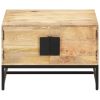 Coffee Table 26.4"x26.4"x17.7" Solid Mango Wood