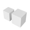 Upgrade MDF Nesting table/side table/coffee table/end table for living room,office,bedroom White, set of 2