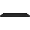 Floating Wall Shelves 4 pcs Black 31.5"x9.3"x1.5" MDF