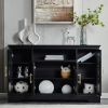 Sideboard Buffet Table with 2 Doors