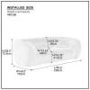90.6'' Mid Century Modern Curved Sofa Counch Living Room Sofa; PINK