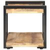 Bedside Cabinet 19.7"x15.7"x15.7" Rough Mango Wood