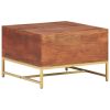 Coffee Table Honey Brown 26.4"x26.4"x17.7" Solid Acacia Wood