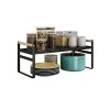 Kitchen Countertop Organizer, Cupboard Stand Spice Rack, Cabinet Pantry Shelves, Organization and Storage for Bathroom Bedroom Office, Space Saving