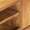 TV Cabinet 55.1"x11.8"x17.7" Solid Sheesham Wood