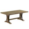 TREXM Retro Style Dining Table 78"Wood Rectangular Table, Seats up to 8 (Natural Walnut)