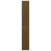 Book Cabinet/Room Divider Honey Brown 39.4"x11.8"x78.7" Solid Wood Pine