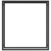 Firewood Rack Matt Black 43.3"x11"x45.7" Steel