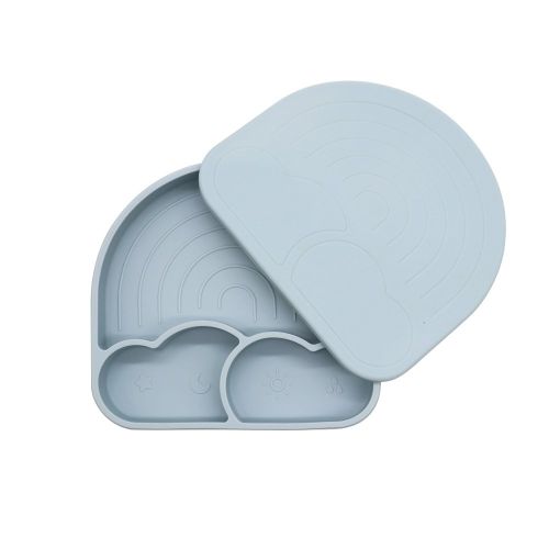 Food Grade Silicone Integrated Split Format Dining Plate