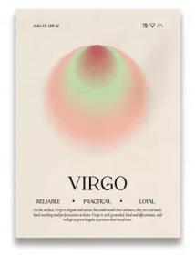 Retro 12 Zodiac Posters Canvas Wall Art Pictures Home Decor (Option: 40x50cm-No.10)