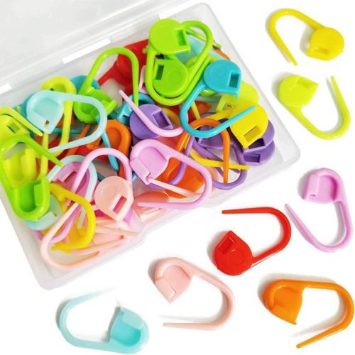 Lock Needle Marker Crochet Weaving Needle