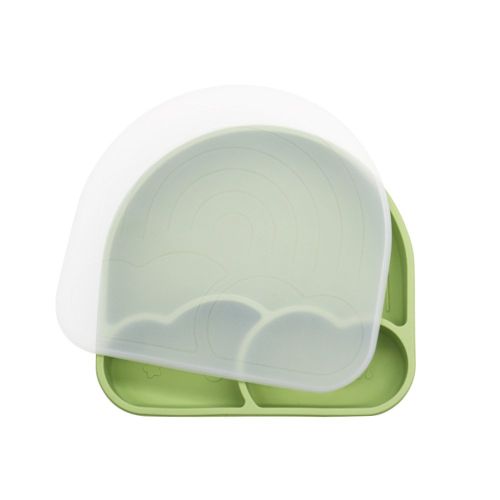 Food Grade Silicone Integrated Split Format Dining Plate