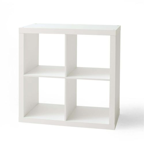 4-Cube Storage Organizer, Solid Black