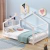 Full Size House Bed Wood Bed