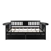 Full size Daybed with Two Drawers, Wood Slat Support