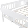 Full size Daybed with Two Drawers, Wood Slat Support