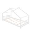 Twin Size House Bed Wood Bed