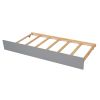 Full Size Platform Bed with Trundle and Shelves