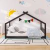 Full Size House Bed Wood Bed