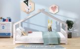 Full Size House Bed Wood Bed