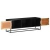 TV Cabinet 47.2"x11.8"x15.7" Rough Mango Wood