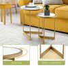 Living Room Set of 2PCS Modern Classic Yet Simper Nesting End Coffee Tables