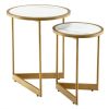 Living Room Set of 2PCS Modern Classic Yet Simper Nesting End Coffee Tables