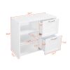 Low Twin Size Loft Bed with Cabinets;  Shelves and Slide