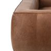 Vanessa Full Aniline Leather Stationary Sofa