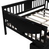 Full size Daybed with Two Drawers, Wood Slat Support